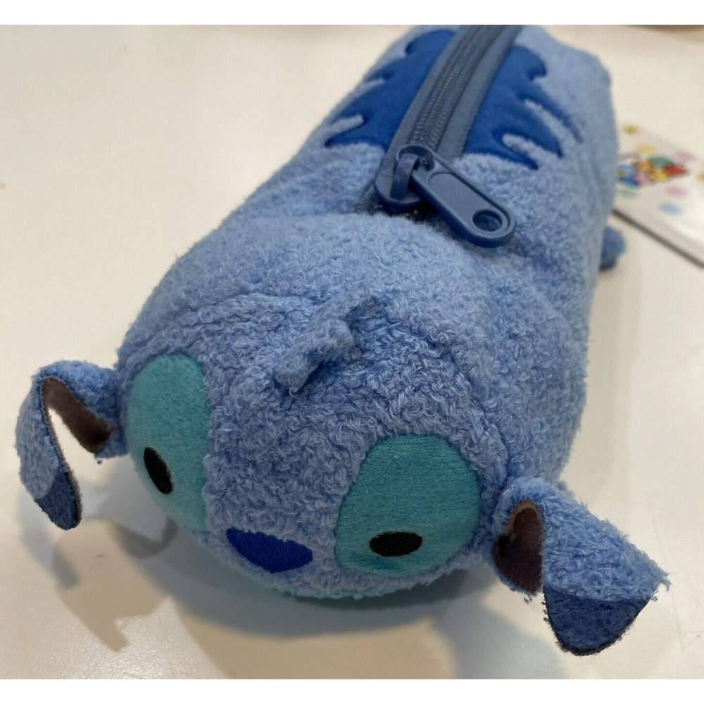 Disney’s Stitch Tsum Tsum Pencil Case - Plush with 5" Zipper - New